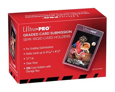 Ultra Pro - Semi Rigid 1/2" Lip Tall Sleeves (200) - Sleeves