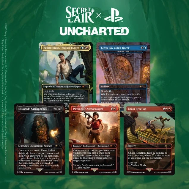 Uncharted  - Secret Lair Drop series - Magic the Gathering