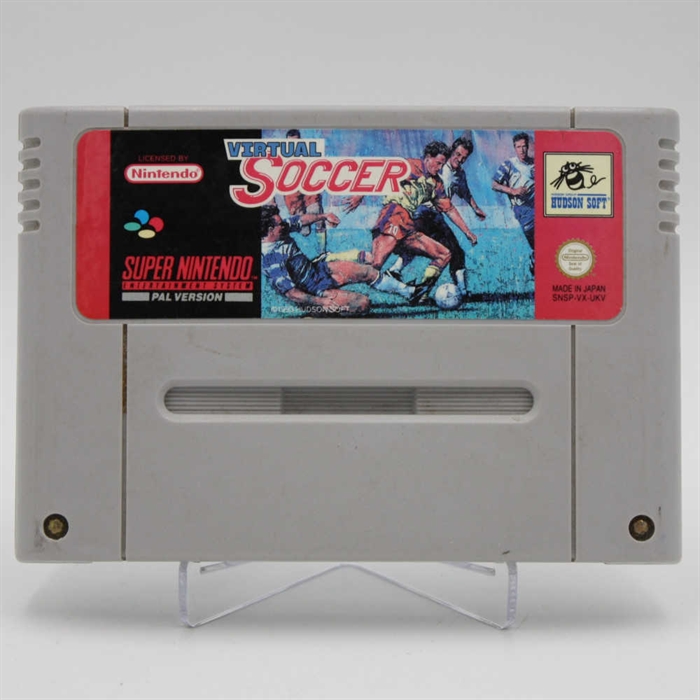 Virtual Soccer - SNES - Cartridge - (UKV) (B Grade) (Used)