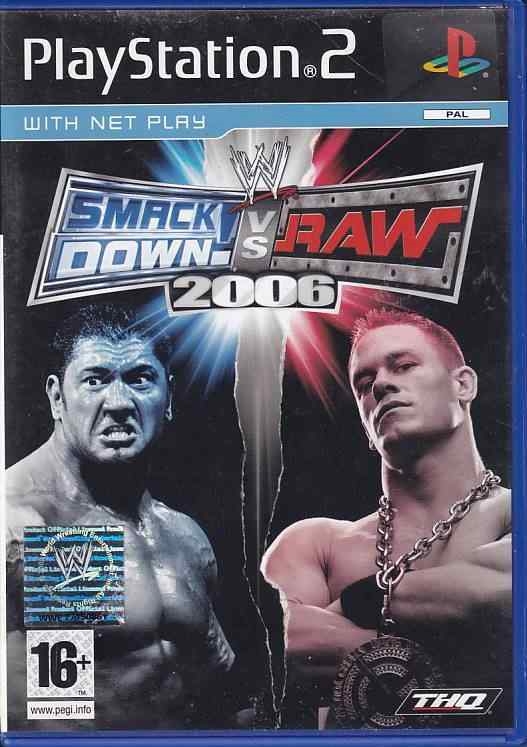 WWE SmackDown vs RAW 2006 - PS2 (B Grade) (Used) (Eng)