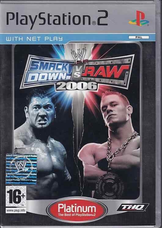 WWE SmackDown vs. RAW 2006 - PS2 - Platinum (B Grade) (Genbrug) (eng)