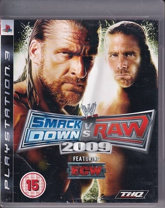 WWE SmackDown vs Raw 2009 - PS3 (B Grade) (Used) (eng)