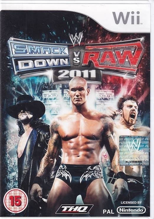 WWE SmackDown vs Raw 2011 - Wii (B Grade) (Used) (Eng) 