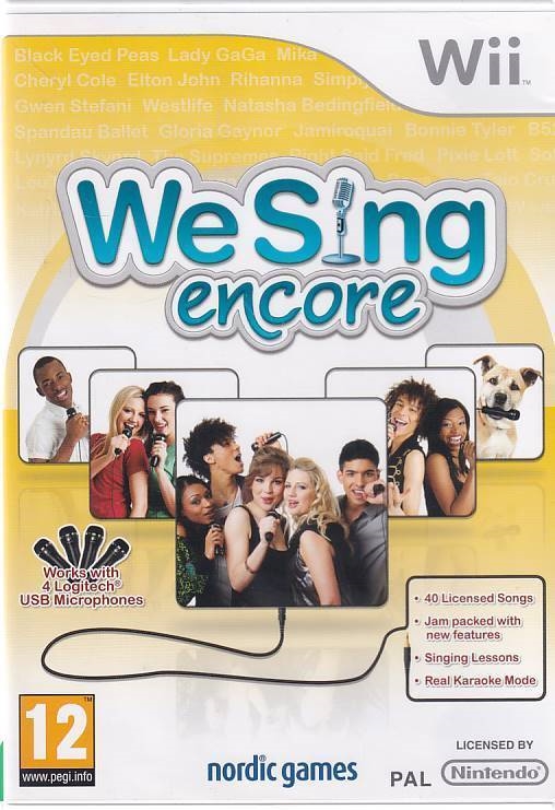 We Sing Encore - Wii (B Grade) (Used) (Eng)