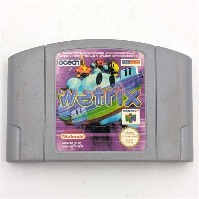 Wetrix - Cartridge - Nintendo 64 Game - (EUR) (B Grade) (Used)