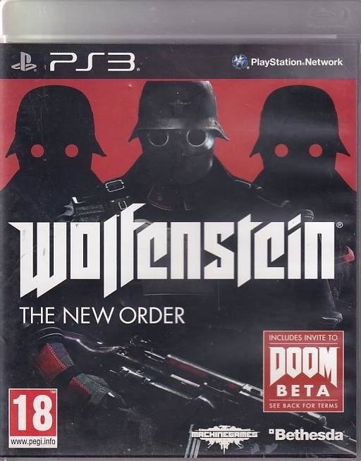 Wolfenstein the New Order - PS3 (B Grade) (Used) (eng)