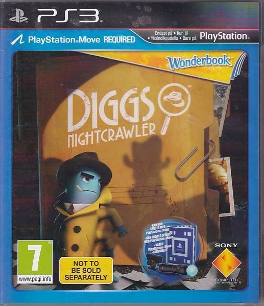 Wonderbook Diggs Nightcrawler - PS3 (B Grade) (Used) (Eng)