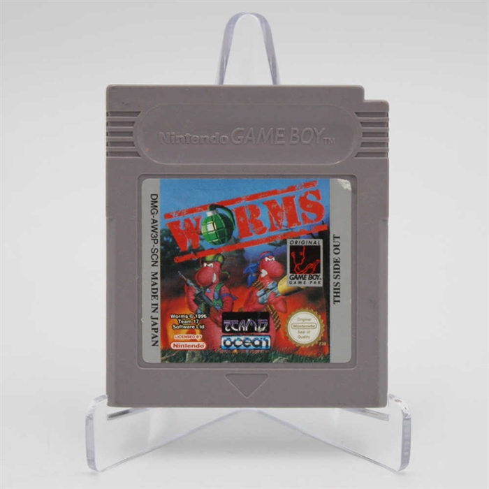 Worms - Game Boy Original spil (A Grade) (Used)