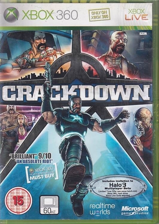 Crackdown - XBOX 360 (B Grade) (Used) (Eng)