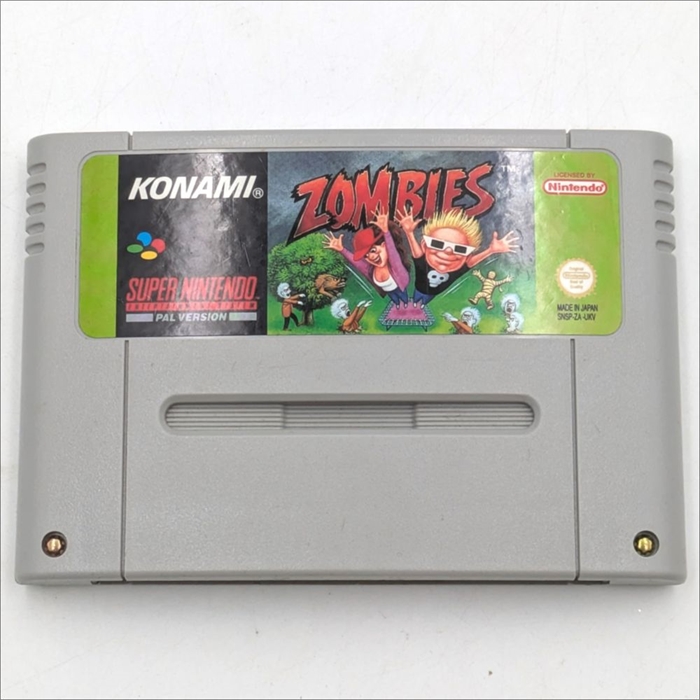 Zombies - Cartridge - SNES Game (UKV) (ENG) (B Grade) (Used)