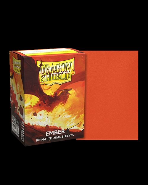 Dragon Shield - Matte Dual Peach Sleeves - Standard Sleeves (100 stk) - Plastiklommer